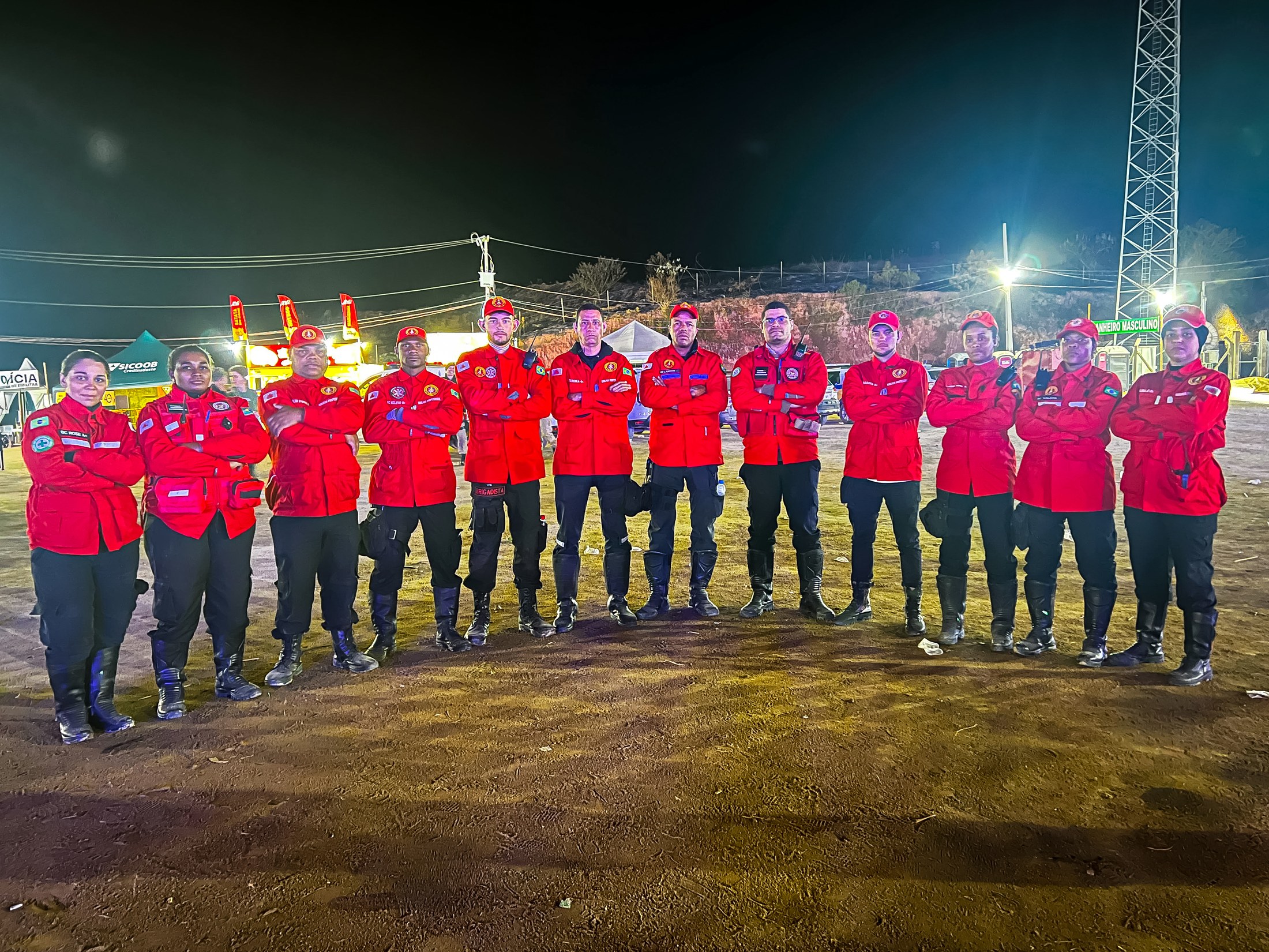 Equipe Bravo Resgate em operação